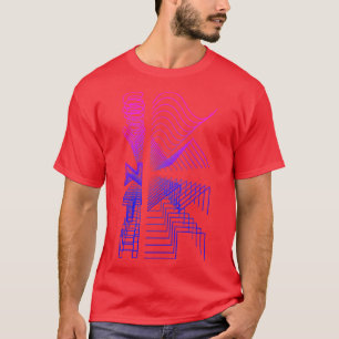 Synth Waveform Audio Analoog Ontwerp Modulair Gift T-shirt