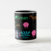 Synthese Teams spel kaart met Logos cup Mok (Midden)