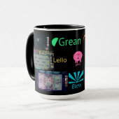 Synthese Teams spel kaart met Logos cup Mok (Voorkant links)