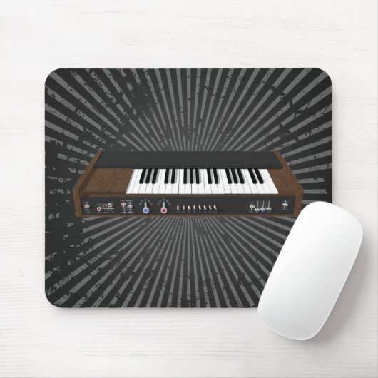  Synthesizer: 3D Model: Mousepad Muismat (Met muis)