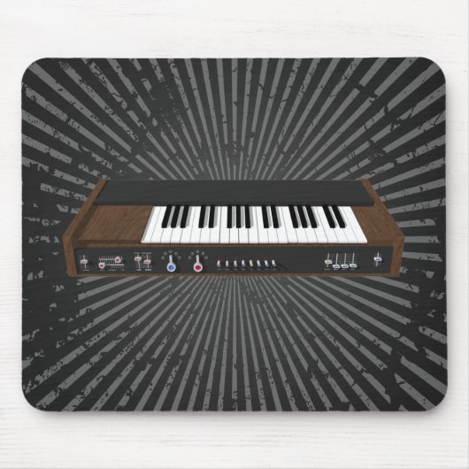  Synthesizer: 3D Model: Mousepad Muismat (Voorkant)