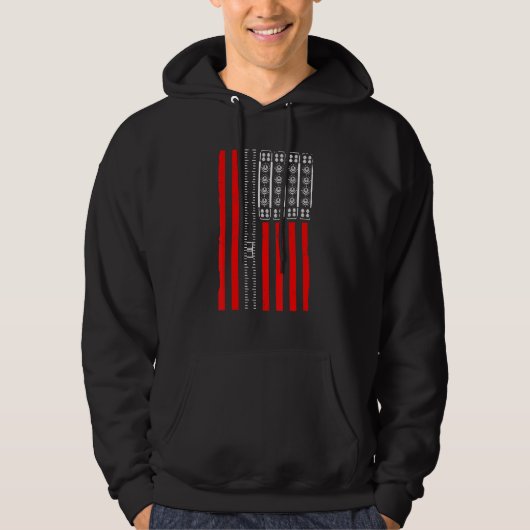 Synthesizer ADSR Synth Hoodie (Voorkant)