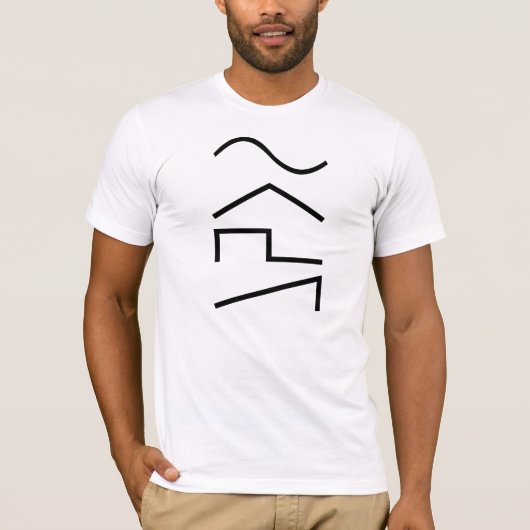 Synthesizer Analog Waves T-shirt (Voorkant)