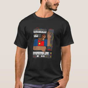 Synthesizer Analoge Modulaire Synth Studio Gear Vi T-shirt