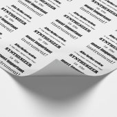 Synthesizer Belangrijkste instrument Cadeaupapier (Hoek)