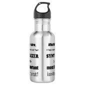 Synthesizer Belangrijkste instrument Waterfles (Voorkant)