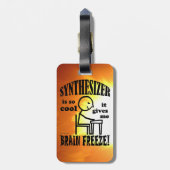 Synthesizer, Brain Freeze Bagagelabel (Achterkant verticaal)