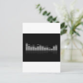 Synthesizer Briefkaart (Staand voorkant)