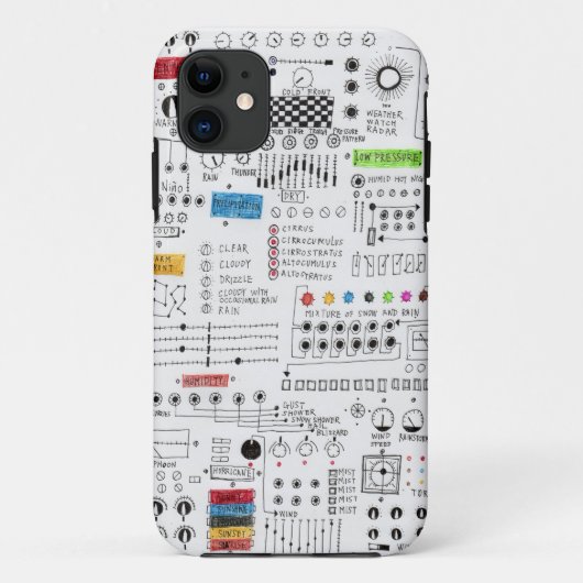 Synthesizer Case-Mate iPhone Case (Achterkant)