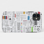 Synthesizer Case-Mate iPhone Case (Achterkant (horizontaal))