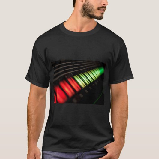 Synthesizer Controle Licht Zes T-shirt (Voorkant)