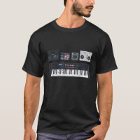 Synthesizer DJ Electronic Music Producer T Shirt