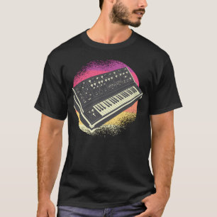 Synthesizer elektronische muziek band muziekinstru t-shirt