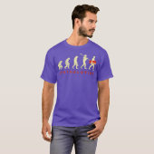 Synthesizer Evolution Studio Gear Synth T-shirt (Voorkant volledig)