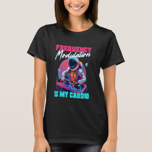 Synthesizer Frequentiemodulatie Is Mijn Cardio T-shirt