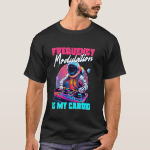 Synthesizer Frequentiemodulatie Is Mijn Cardio T-shirt