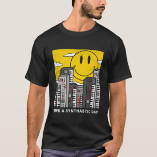 Synthesizer heeft een synthetische dag analoge DJ- T-shirt