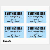 Synthesizer is niet alles rechthoekige Sticker (Vel)