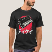 Synthesizer Japanse analoge synthgolf Techno Synth T-shirt (Voorkant)