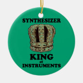 Synthesizer King of Instruments Keramisch Ornament (Voorkant)