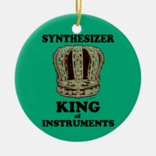 Synthesizer King of Instruments Keramisch Ornament