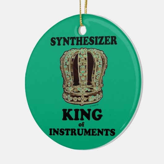Synthesizer King of Instruments Keramisch Ornament (Links)