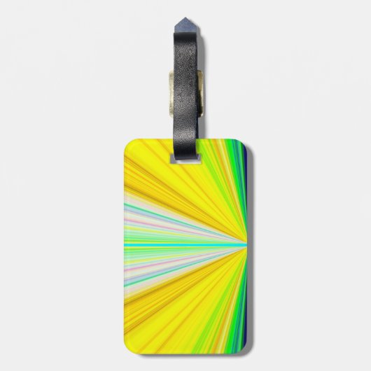 Synthesizer-licentie Bagagelabel (Achterkant verticaal)