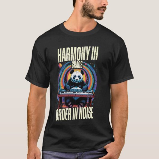 Synthesizer Musicus Synth Harmonie In Chaos Orde T-shirt (Voorkant)