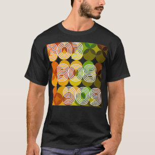 Synthesizer print 303 808 909 Voor alle ANALOG-ven T-shirt