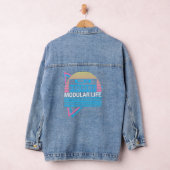 Synthesizer Synth Elektronische Muzikant Modulair  Denim Jacket (Hangar)