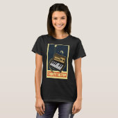 Synthesizer Synth Keyboard Electronic Musicians Mo T-shirt (Voorkant volledig)