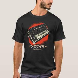 synthesizer techno instrument Japans T-shirt