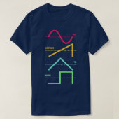 Synthesizer Techno Modulaire Synth Analoog T-shirt (Design voorkant)