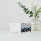 Synthesizer toetsenbord visitekaartje (Staand voorkant)