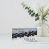 Synthesizer toetsenbord visitekaartje (Staand voorkant)