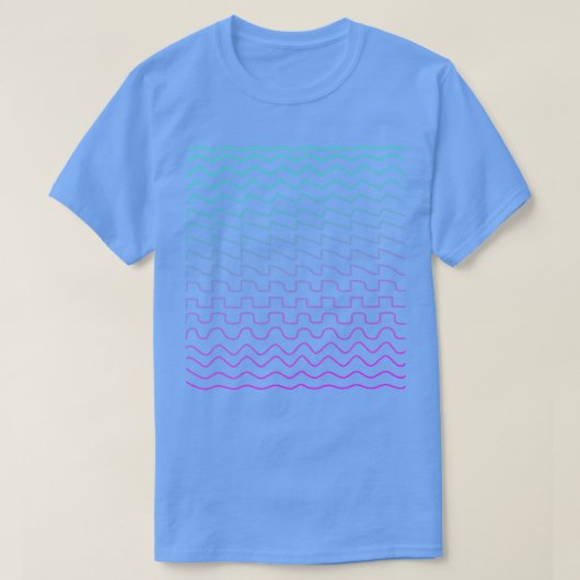 Synthesizer Waveforms (2) T-shirt (Design voorkant)