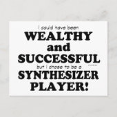Synthesizer Wealthy & Succesvol Briefkaart (Voorkant)