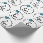 Synthesizer - Wereld draait rond Cadeaupapier (Hoek)