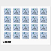 Synthesizer - World Revolves around Square Sticker (Vel)