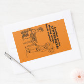 Synthesizer Zombie Explode Rechthoekige Sticker (Envelop)