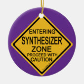 Synthesizer Zone invoeren Keramisch Ornament (Voorkant)