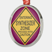 Synthesizer Zone invoeren Metalen Ornament (Links)