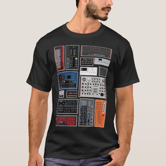 Synthesizercollectie T-shirt (Voorkant)