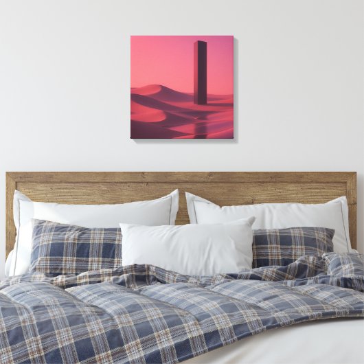 Synthetic Dunes Canvas Afdruk (Insitu (Slaapkamer))