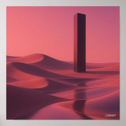 Synthetic Dunes Poster (Voorkant)