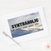 Synthetisch leven Rechthoekige Sticker (Envelop)