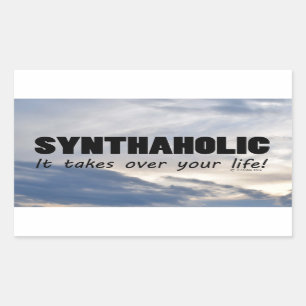 Synthetisch leven Rechthoekige Sticker