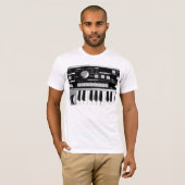 Synthetisch toetsenbord t-shirt (Voorkant volledig)