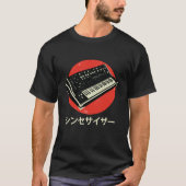 Synthetisch toetsenbord Trommelmachine Japans Synt T-shirt (Voorkant)