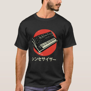 Synthetisch toetsenbord Trommelmachine Japans Synt T-shirt